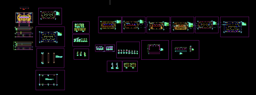不锈钢铰链支架冲孔打凸冲压模具图缩略图